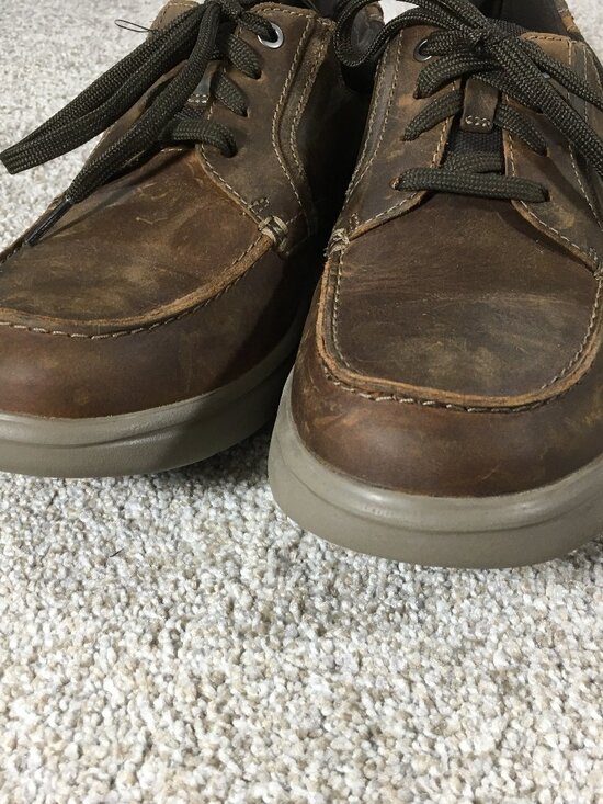 Clarks Bradley Vibe Lace Up Oxfords Mens Size 10.5 M Brown Leather main image 9
